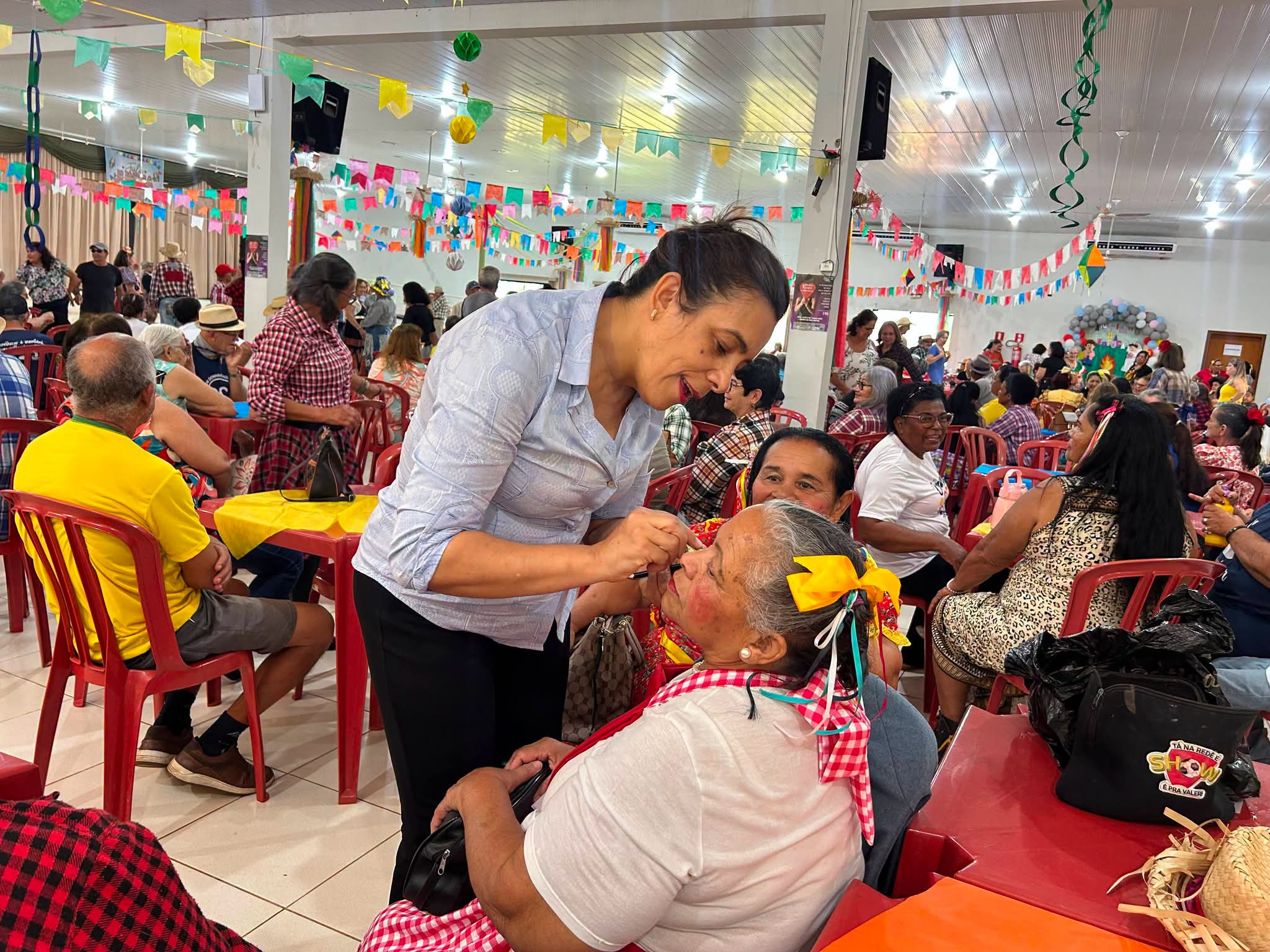 Grupo de Taquarussu no Arraiá do Conviver de Nova Andradina